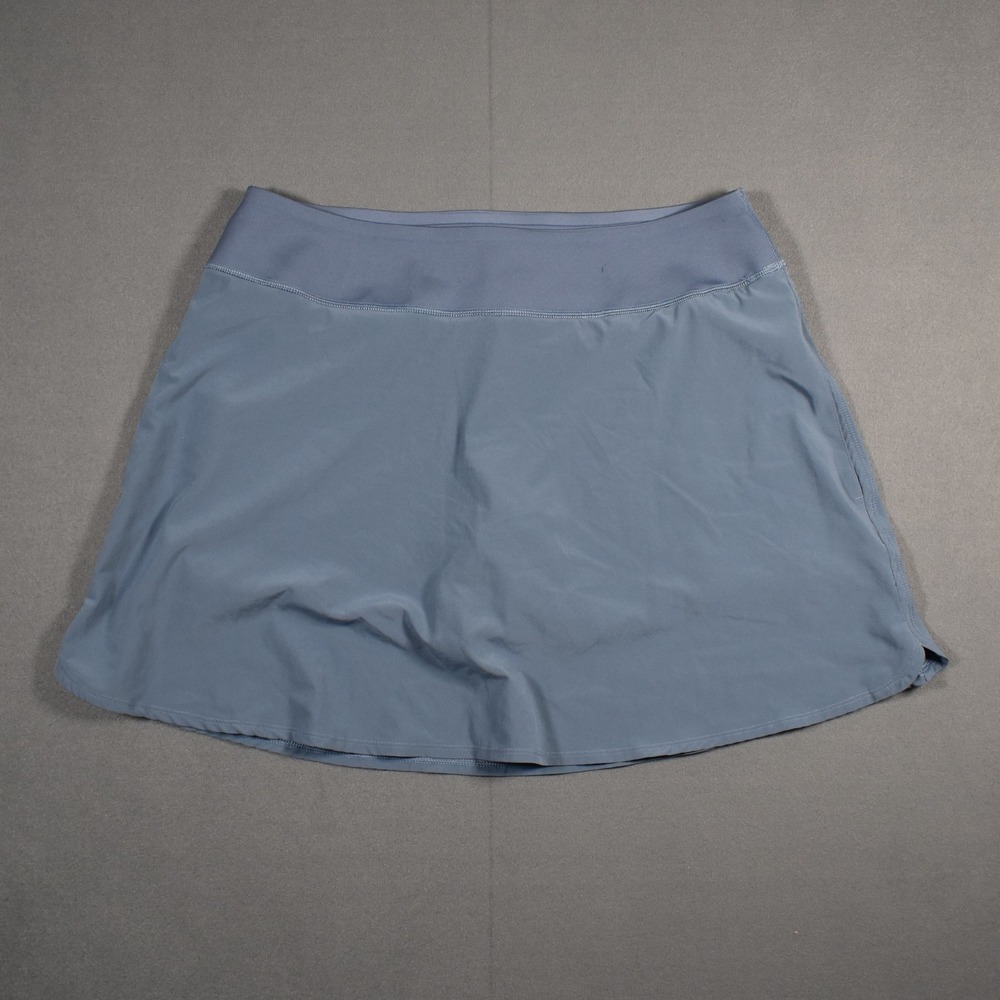 Puma Women's 16" Golf Skort Blue Large PowerShape Enjoy Golf